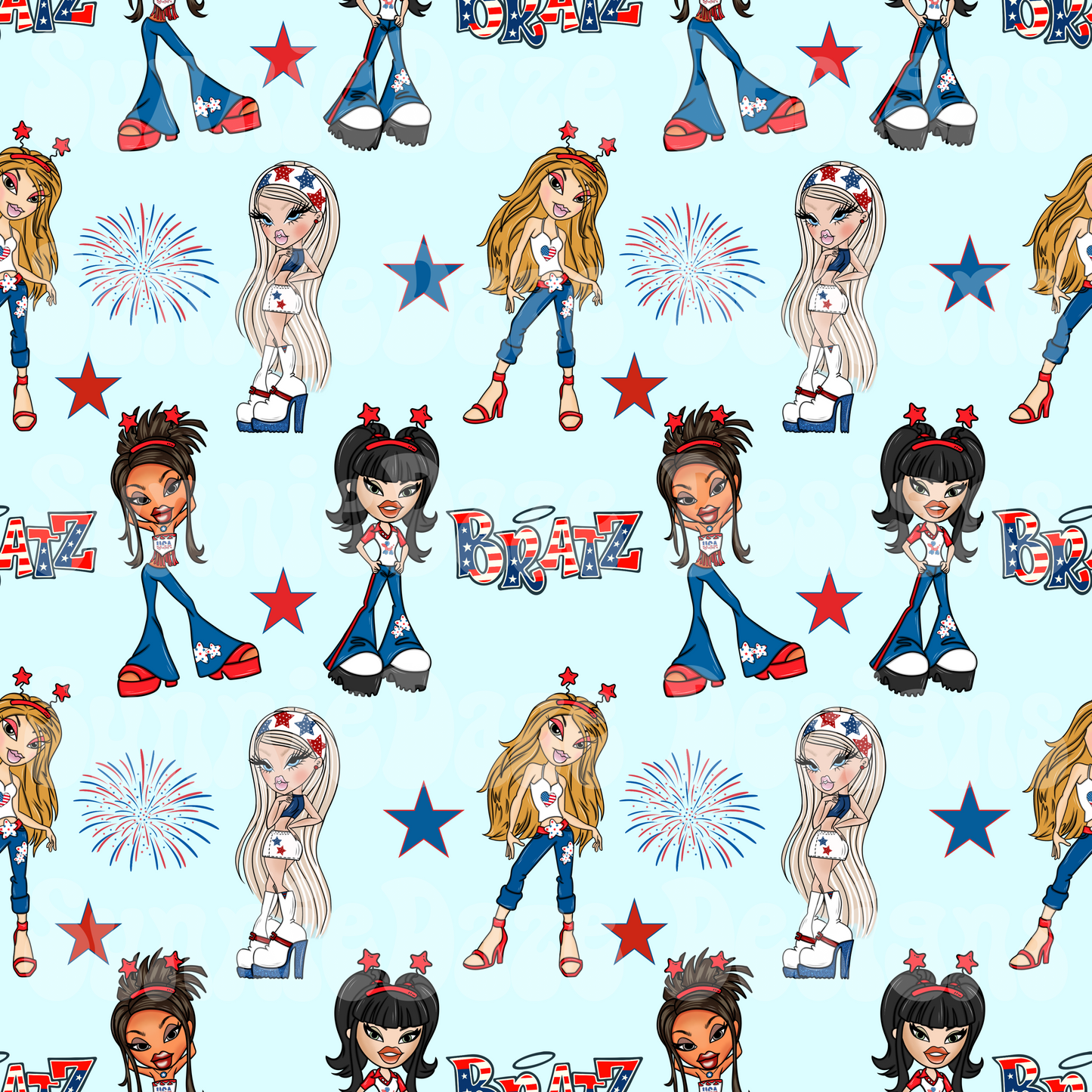 FOJ dolls- blue