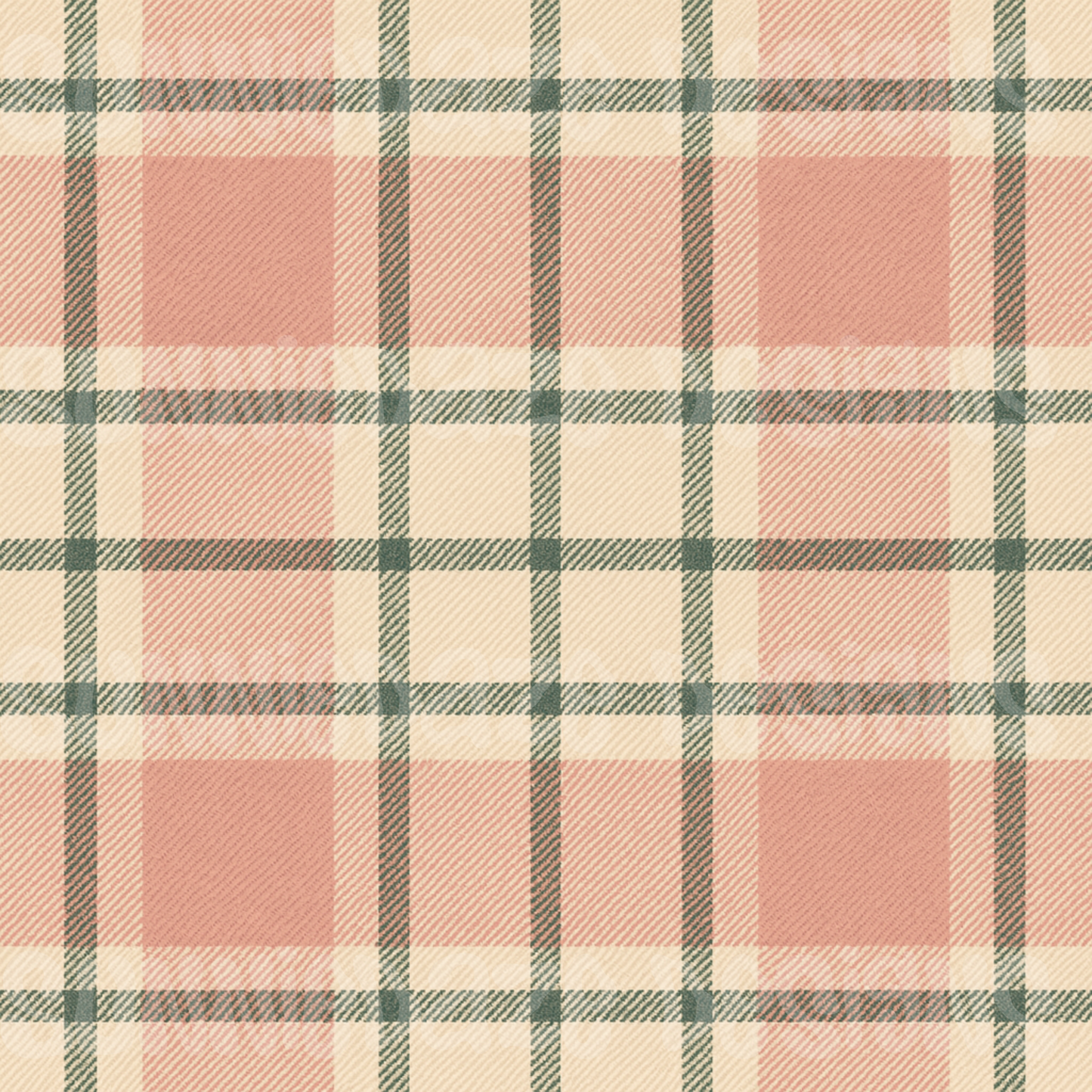 Pink Christmas plaid