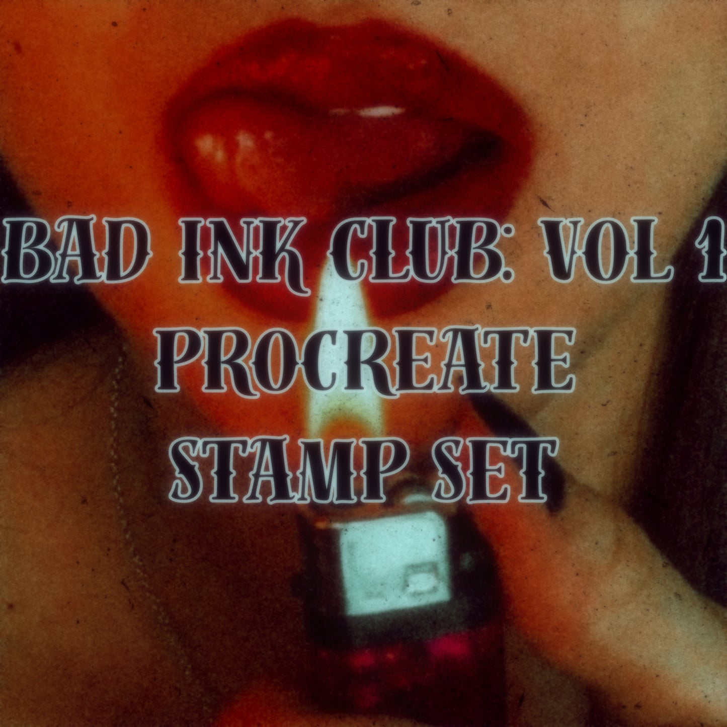 Bad ink club: Vol 1 procreate stamp set LIMITED