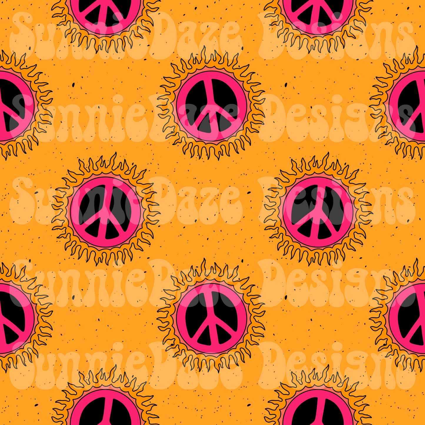 Peace signs seamless