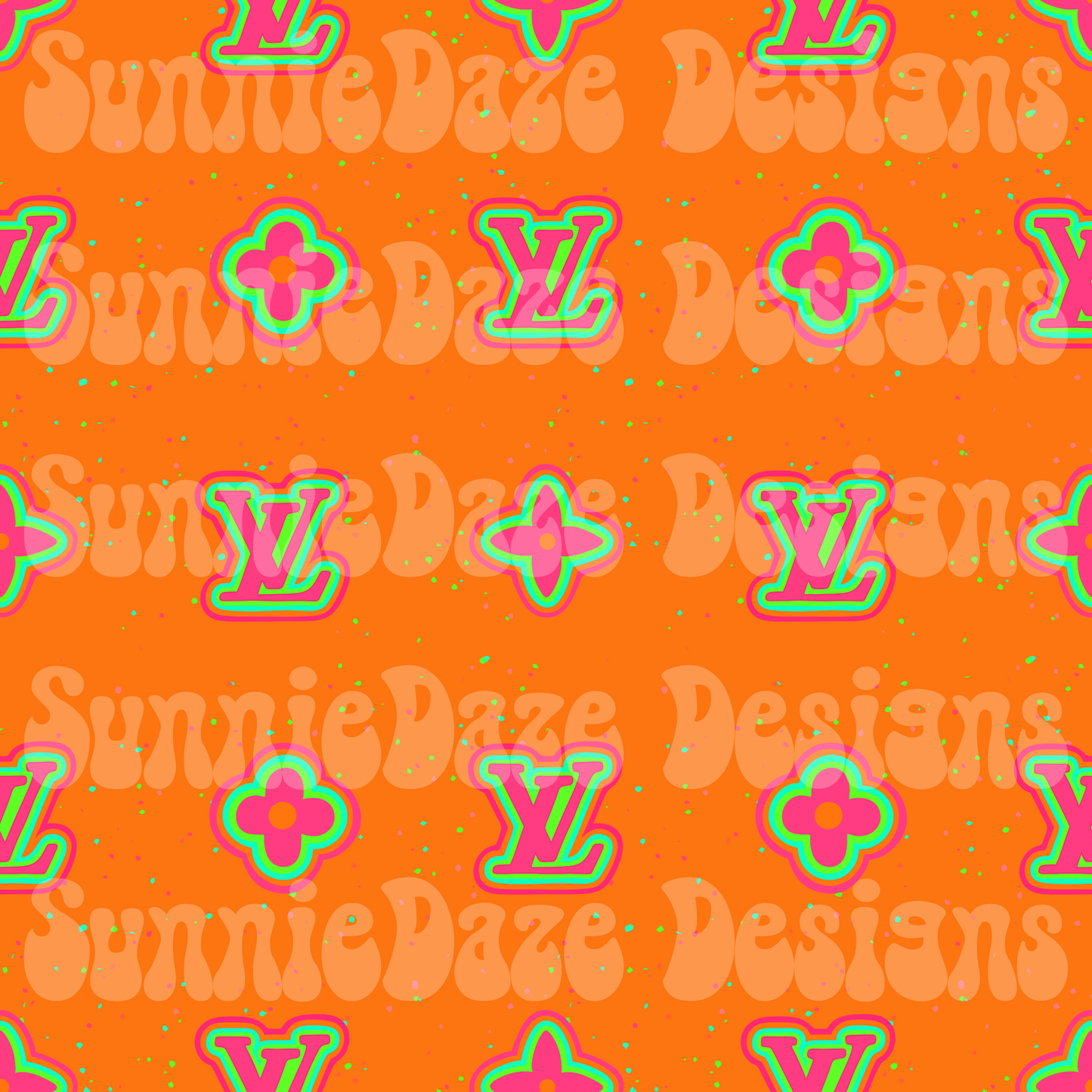 Boujee bright orange