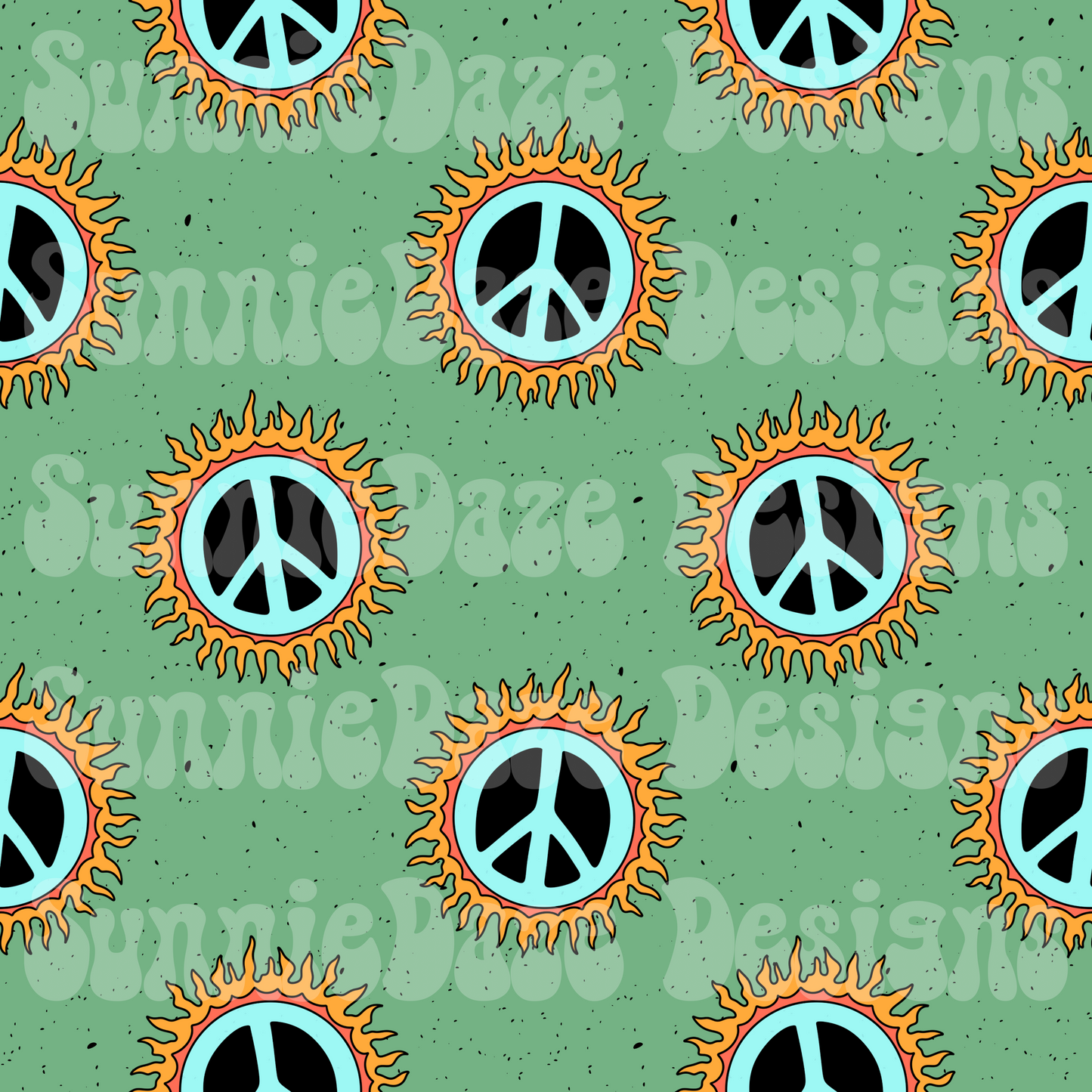 Boy peace signs