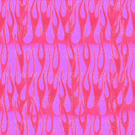 Pink and purple flames commercial use