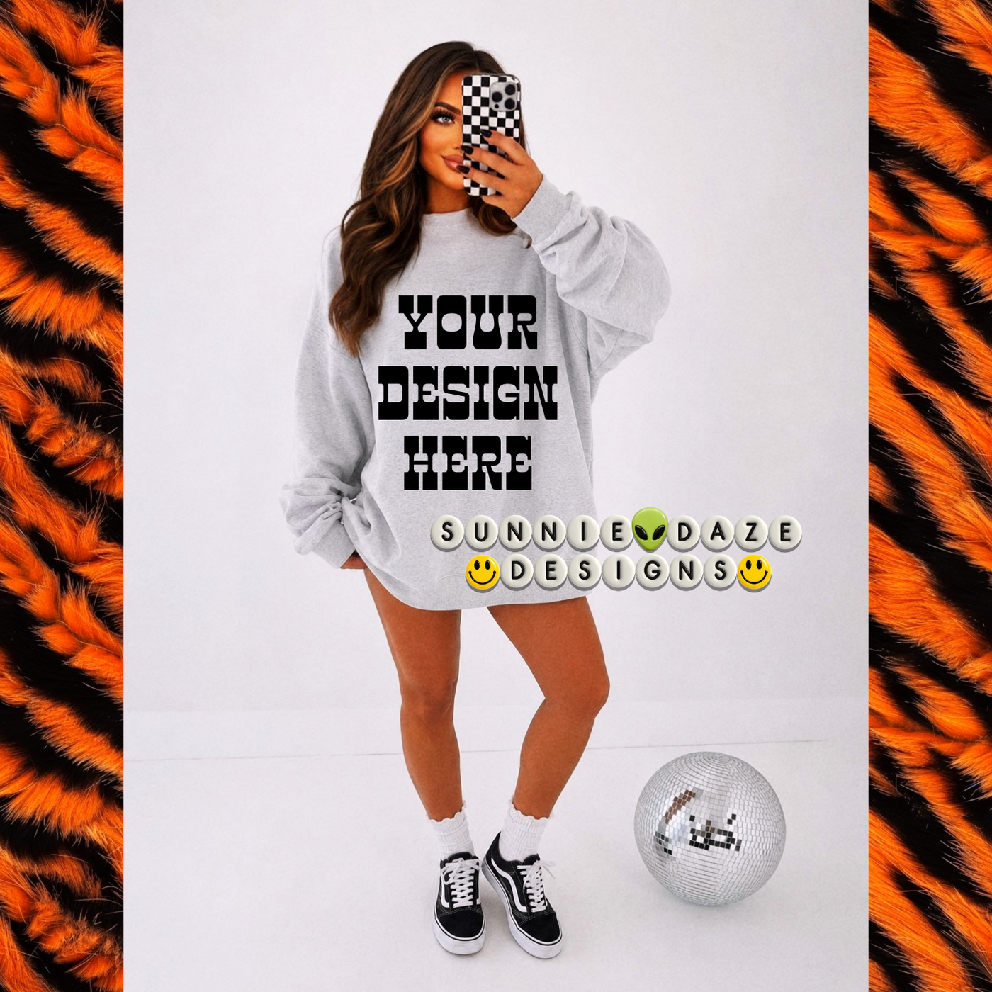 Grey crew mock up