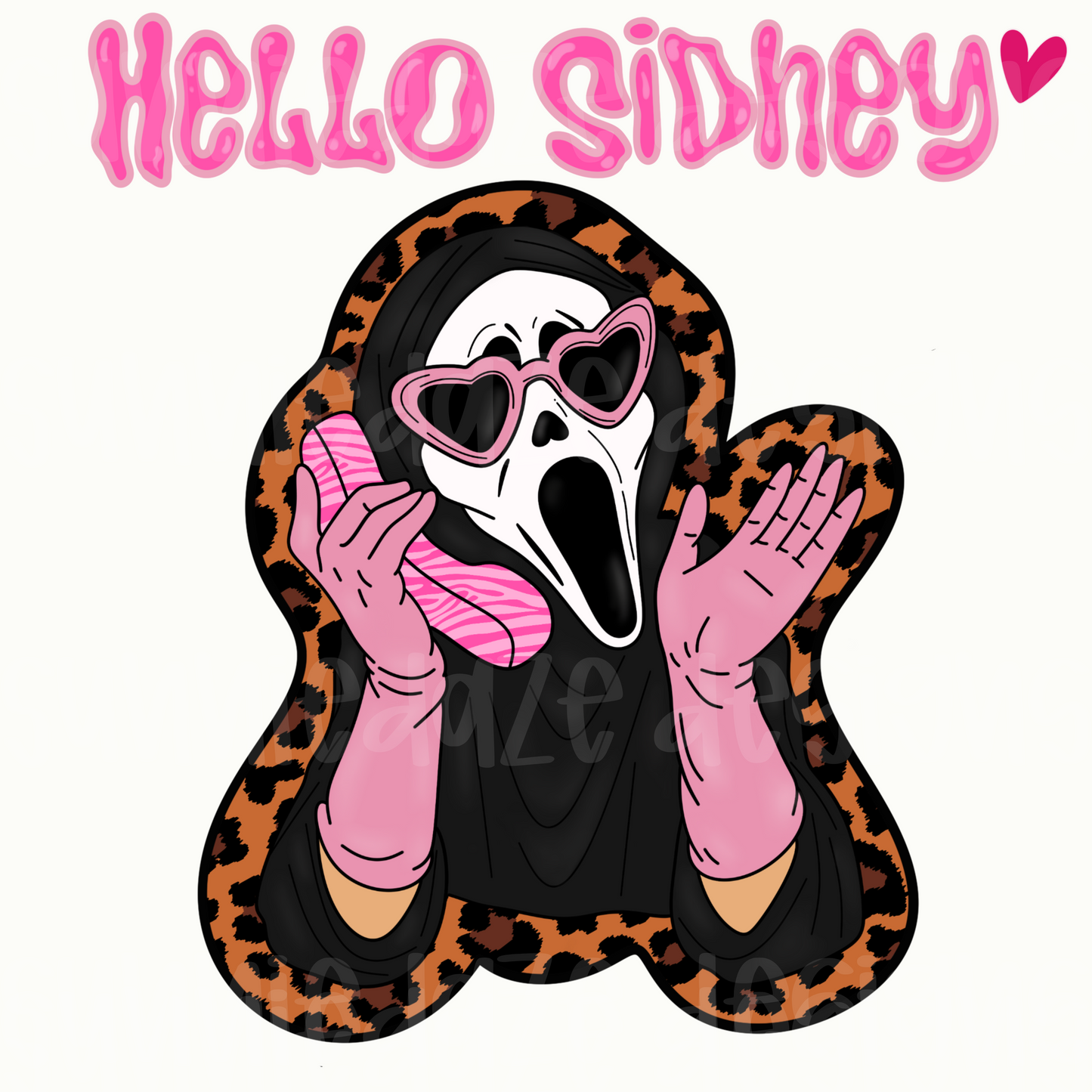 Hello Sidney leopard png