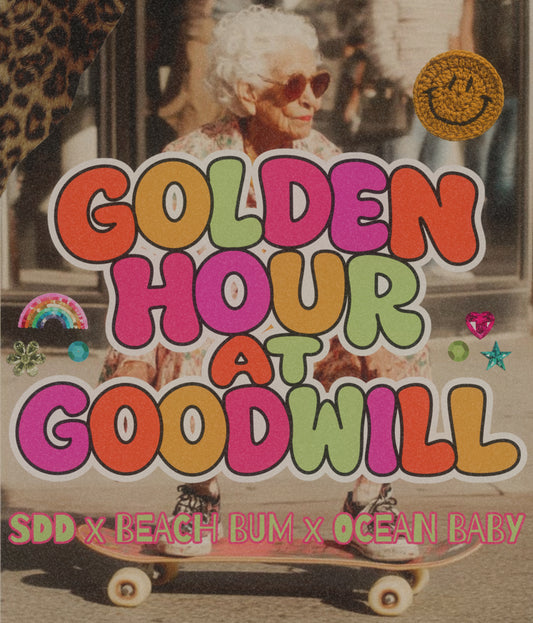 Golden hour at goodwill collab SDD x OCEAN BABY x BEACH BUM ‼️NO CODES‼️