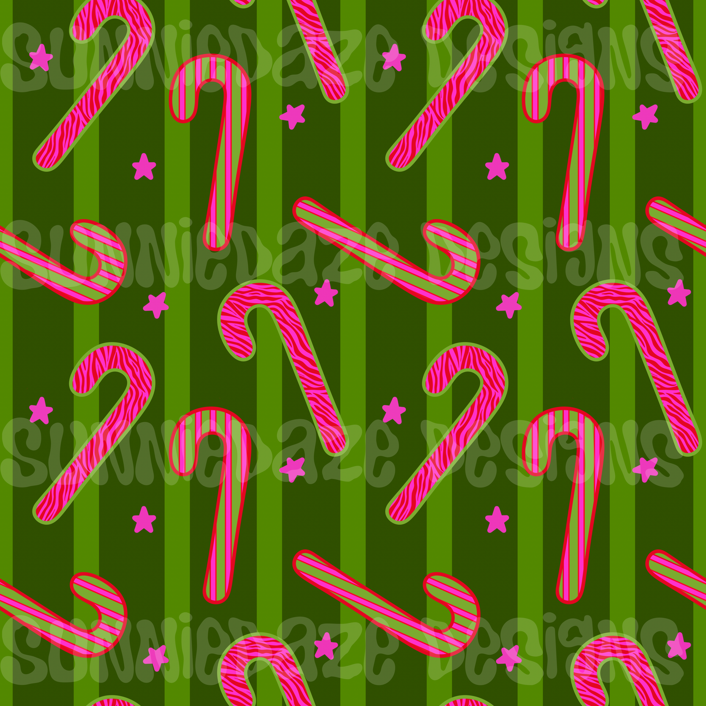 Funky candy canes