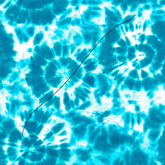 Tie dye blue