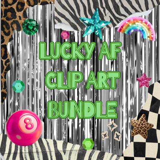 LUCKY AF CLIP ART BUNDLE• no codes
