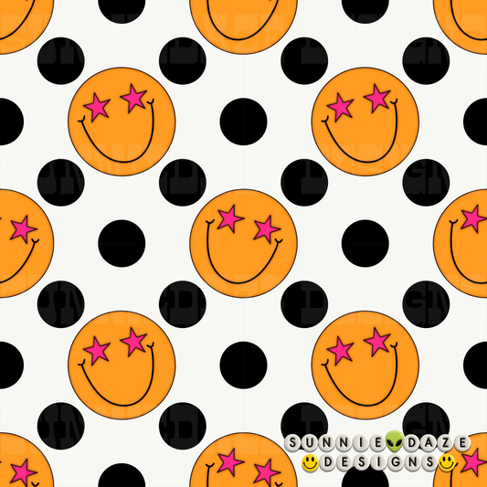 Polka dot smiley