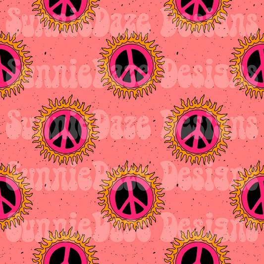 Peace signs color way 2