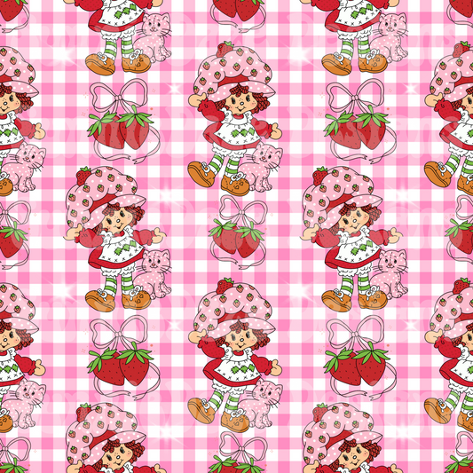 SSC pink gingham seamless