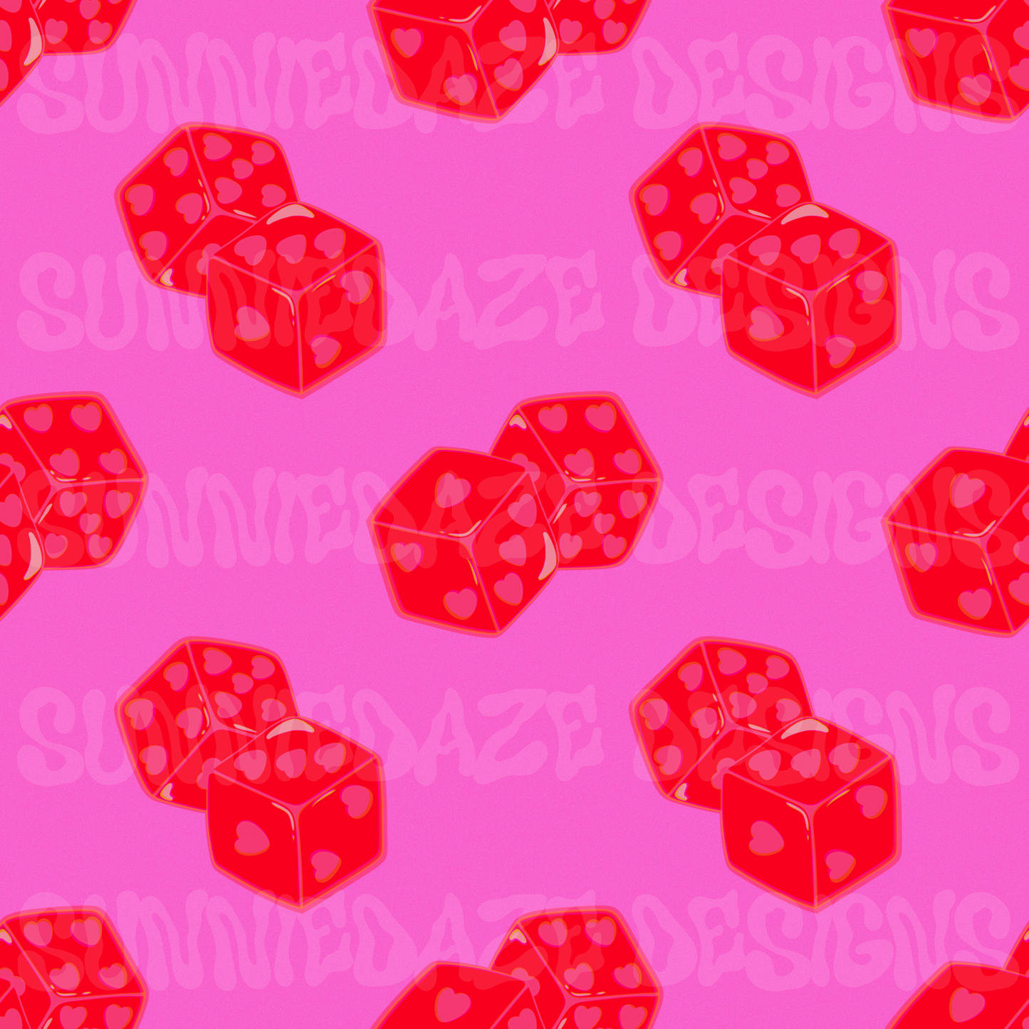 Valentine’s Day dice