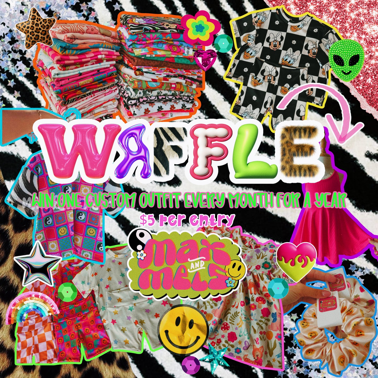 Scrap book style custom graphics