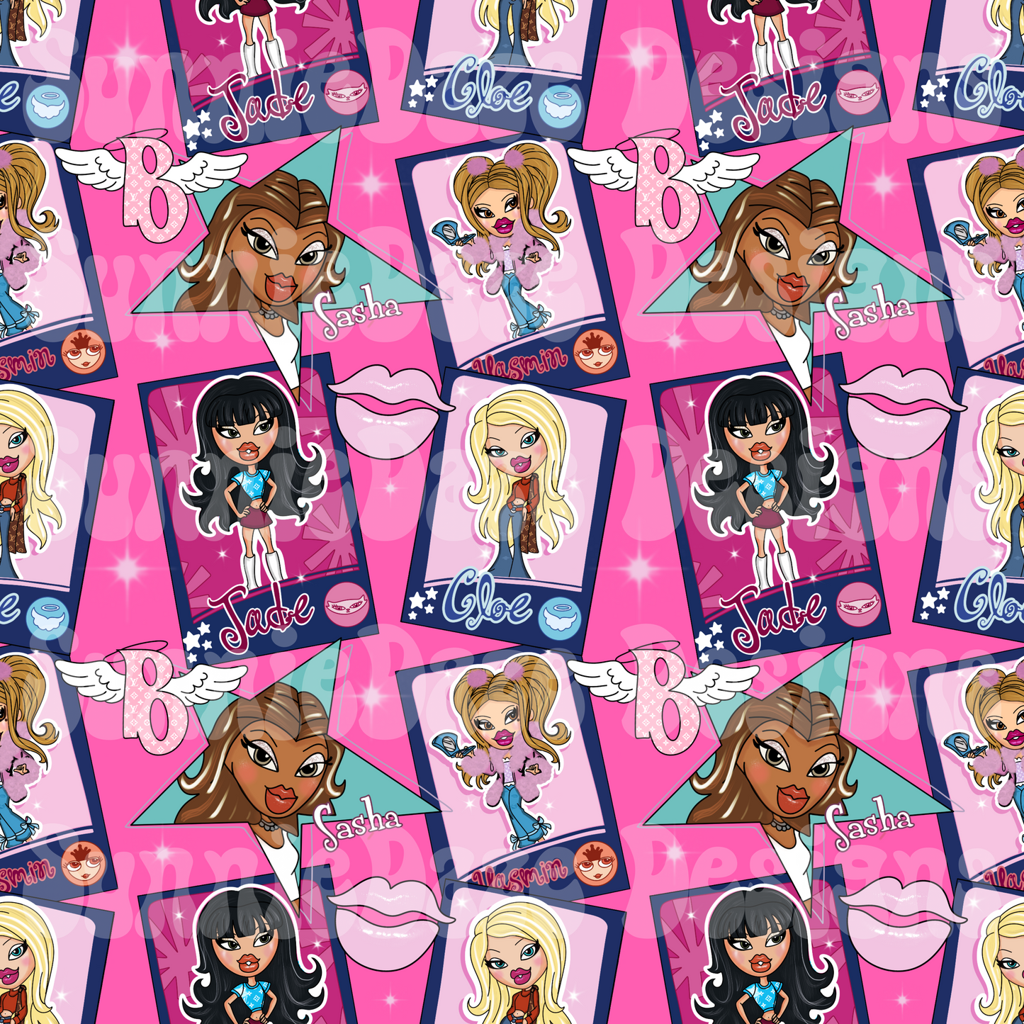 Bratz doll poster seamless