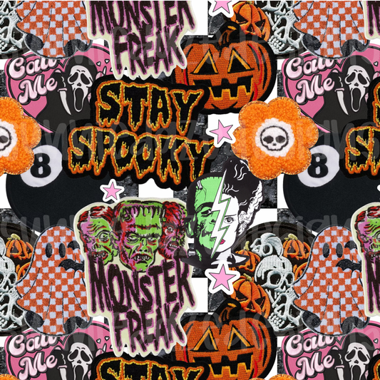 Halloween patch collage 🦇🧡