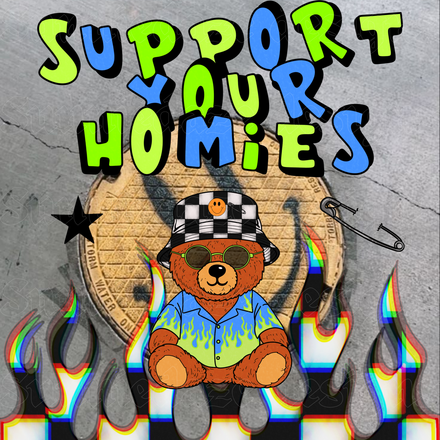 Support your homies png