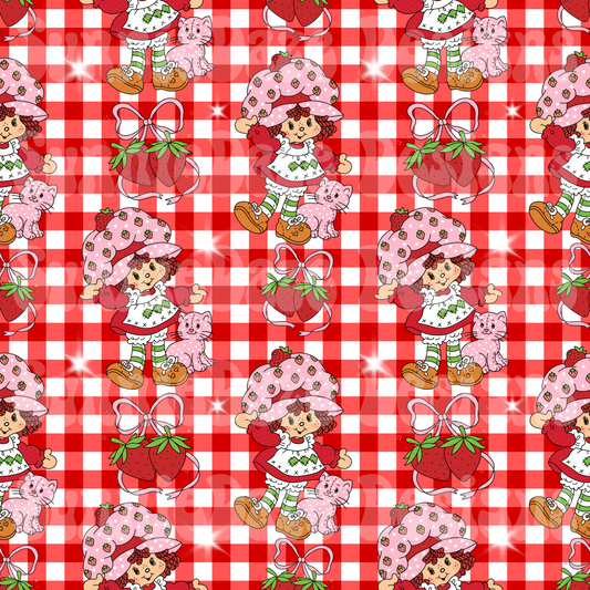 SSC red gingham seamless