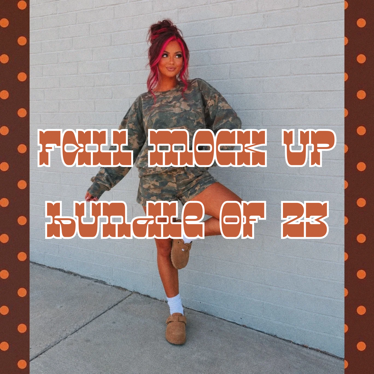 Fall mock up bundle of 23