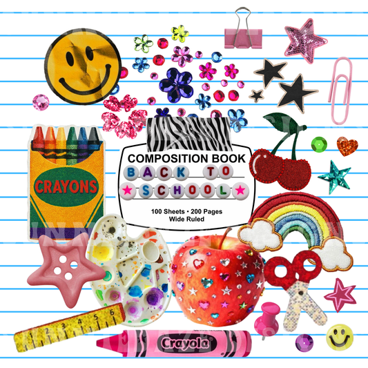 Back 2 school collage PNG