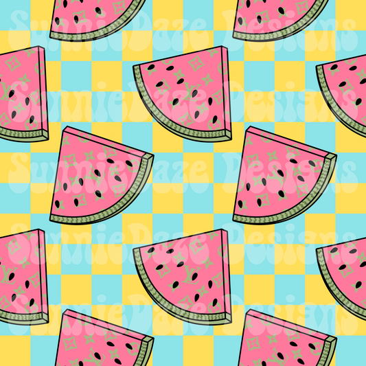 Boujee watermelon seamless