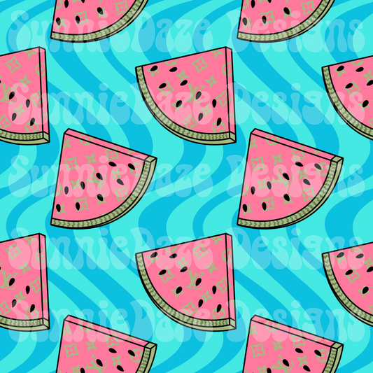 Boujee watermelon seamless 2