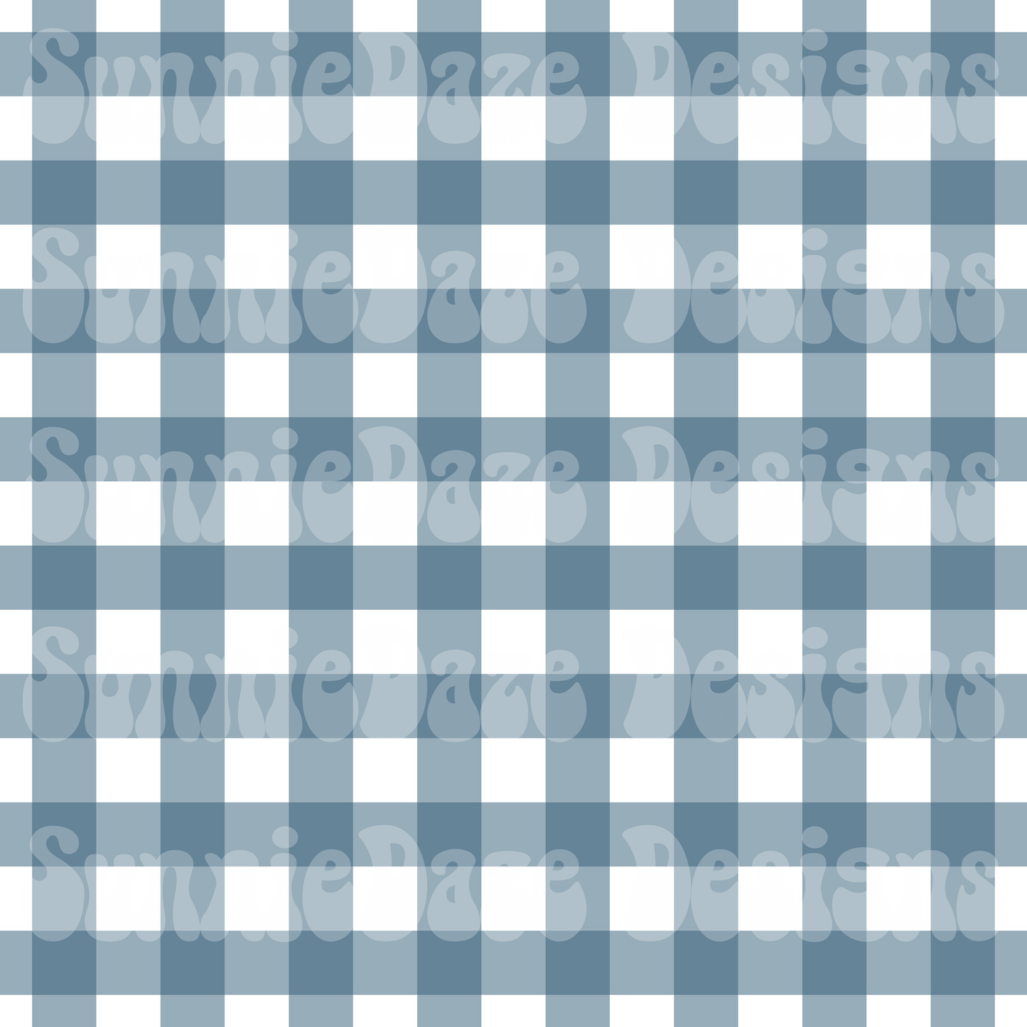 Blue gingham coord