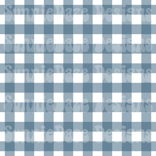 Blue gingham coord