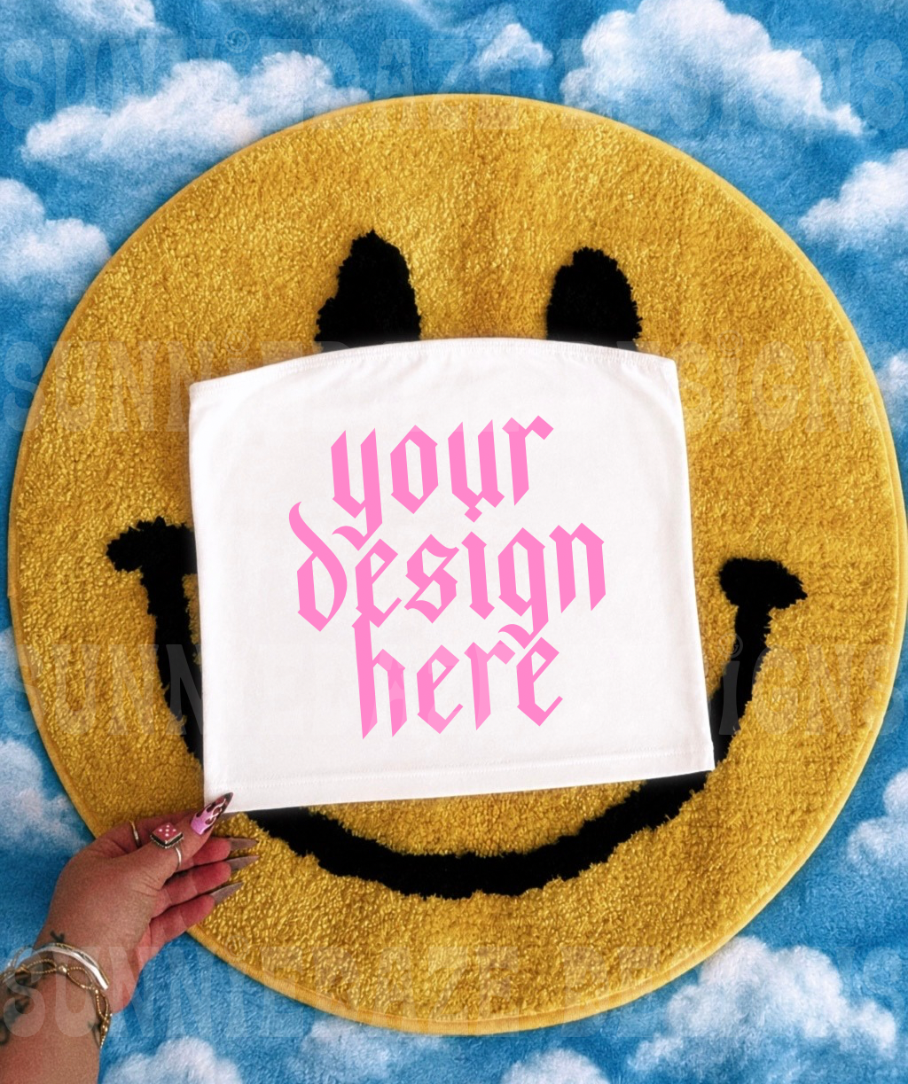 Vibez smiley tube mock up