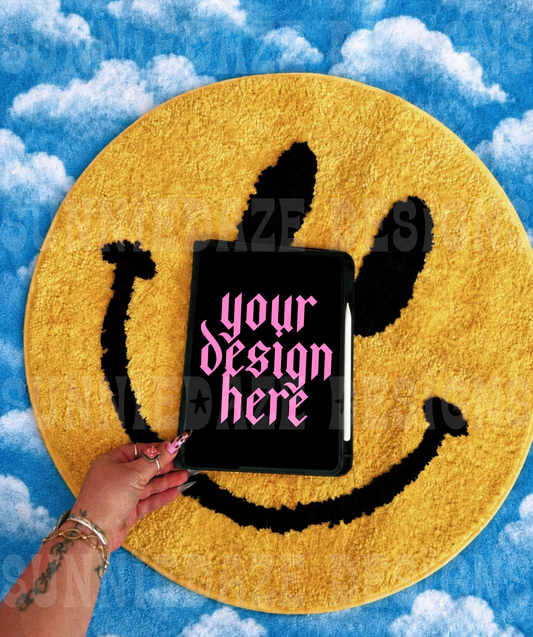 Vibez smiley iPad mock up