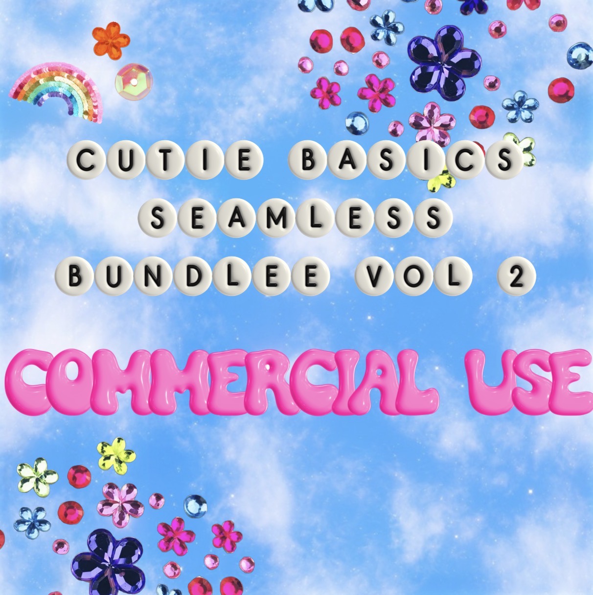 Cutie basics seamless bundle vol 2 • commercial use • no codes