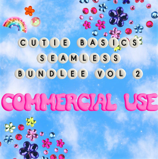 Cutie basics seamless bundle vol 2 • commercial use • no codes