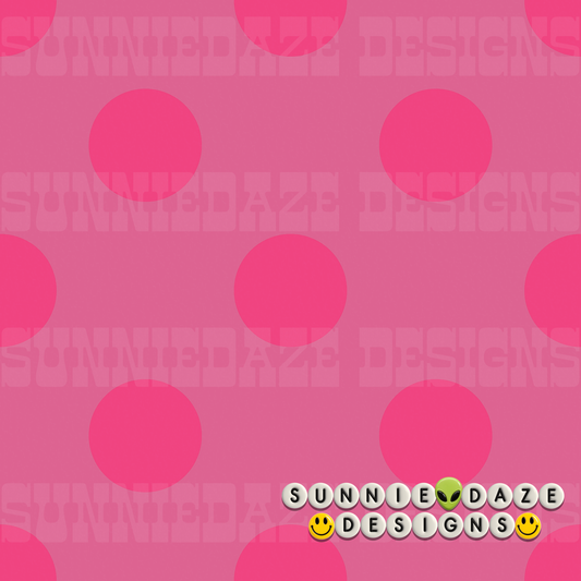 Light Pink / Dark Pink Polka