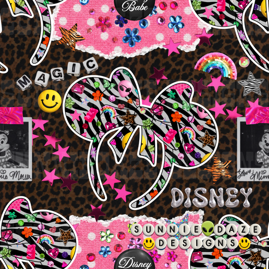 Mouse leopard seamless